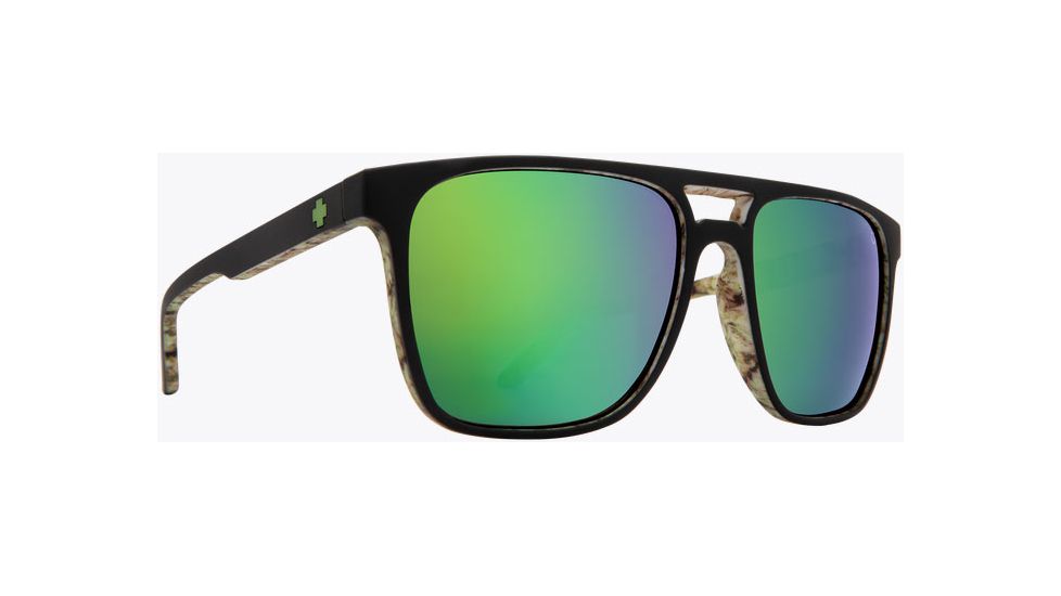 Spy Optic Czar Single Vision Prescription Sunglasses, Matte Black/Kushwall Frame, 673526205225SV