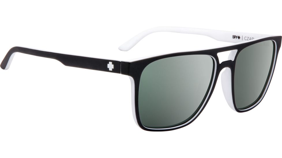 Spy Optic Czar Single Vision Prescription Sunglasses, Whitewall Frame, 673526209790SV
