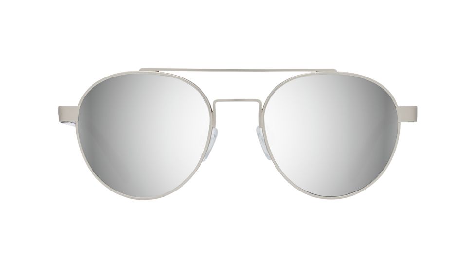 Spy Optic Deco Progressive Prescription Sunglasses, Soft Matte Silver/Black Frame, 673308585352PR