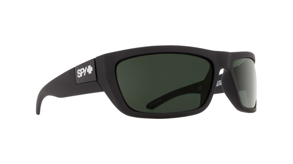 Spy Optic Dega Bifocal Prescription Sunglasses, Soft Matte Black Frame, 673368973863BI