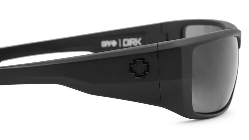 Spy Optic Dirk Sunglasses w/ Matte Black Frame &amp; Grey Pol Lens