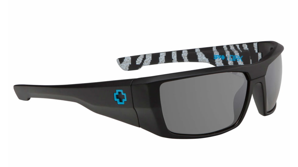Spy Optic Dirk Single Vision Prescription Sunglasses, Kb 2014 Livery Matte Black Frame, Happy Gray Green Lens-672052786863SV