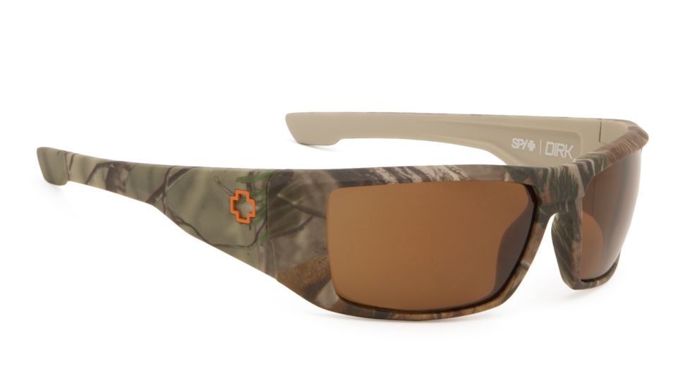 Spy Optic Dirk Single Vision Prescription Sunglasses, Spy+Realtree Frame, Bronze Polar Lens, Polarized-672052986074SV