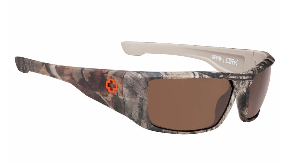 Spy Optic Dirk Single Vision Prescription Sunglasses, Spy+Realtree Frame, 672052158885SV