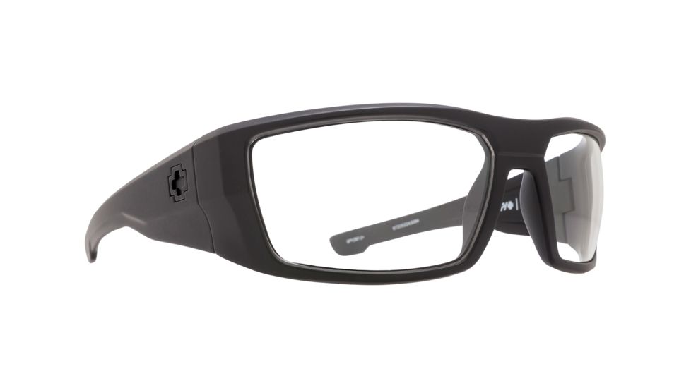 Spy Optic Dirk Single Vision Prescription Sunglasses, Matte Black Frame, 672052243094SV