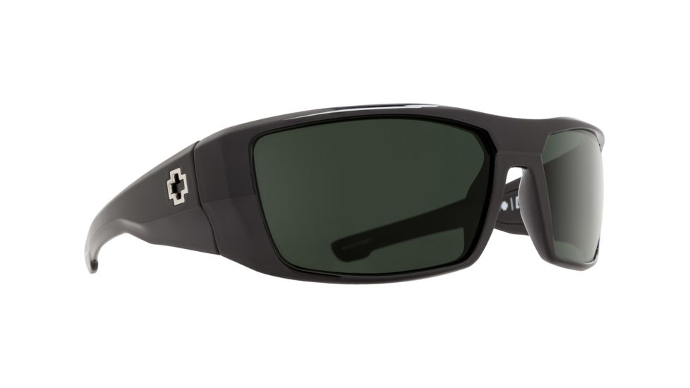Spy Optic Dirk Single Vision Prescription Sunglasses, Black Frame, 672052038863SV