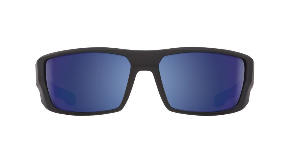 Spy Optic Dirk Single Vision Prescription Sunglasses, Matte Black Frame, Polarized, 672052374280SV