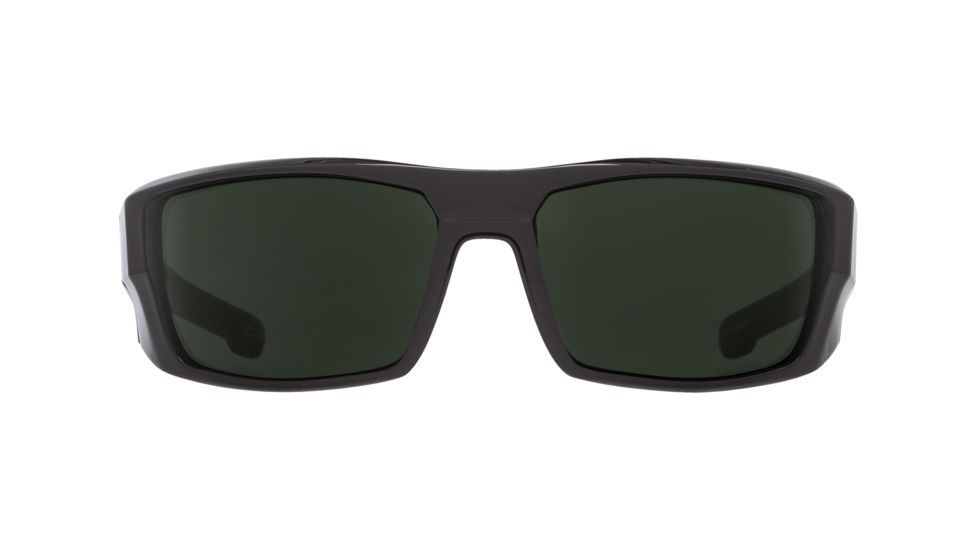 Spy Optic Dirk Sunglasses, Black Frame, Happy Grey Green Polar Lens 672052038864
