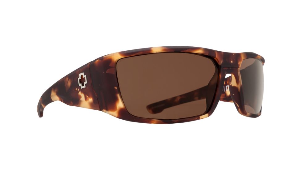 Spy Optic Dirk Single Vision Prescription Sunglasses, Matte Camo Tortoise Frame, 672052995865SV