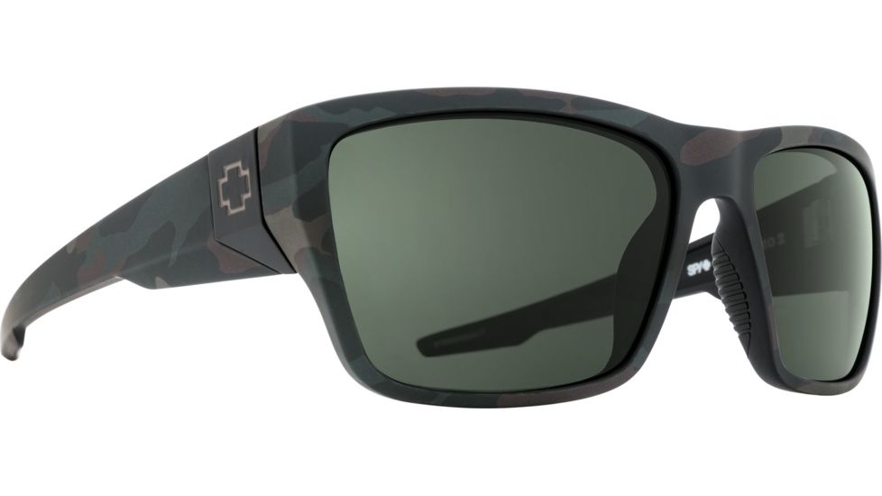 Spy Optic Dirty Mo 2 Single Vision Prescription Sunglasses, Matte Camo Frame, Polarized, 6700000000017SV