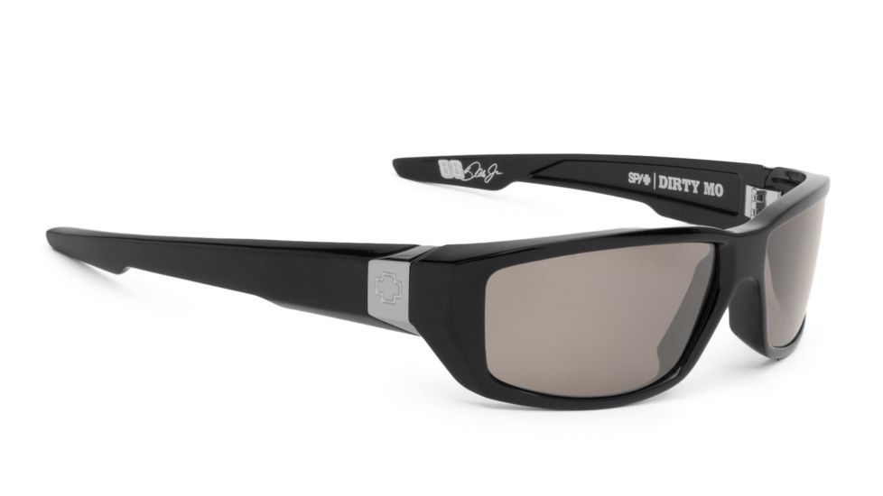 Spy Optic Dirty Mo Progressive Prescription Sunglasses, Black Frame, 670937038832PR