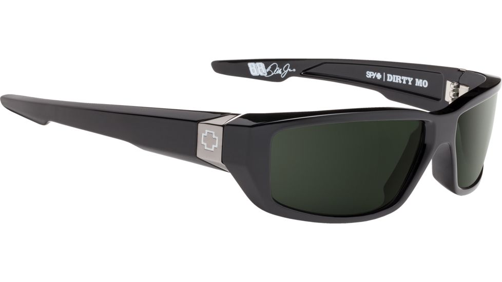 Spy Optic Dirty Mo Progressive Prescription Sunglasses, Black Frame, 670937215863PR