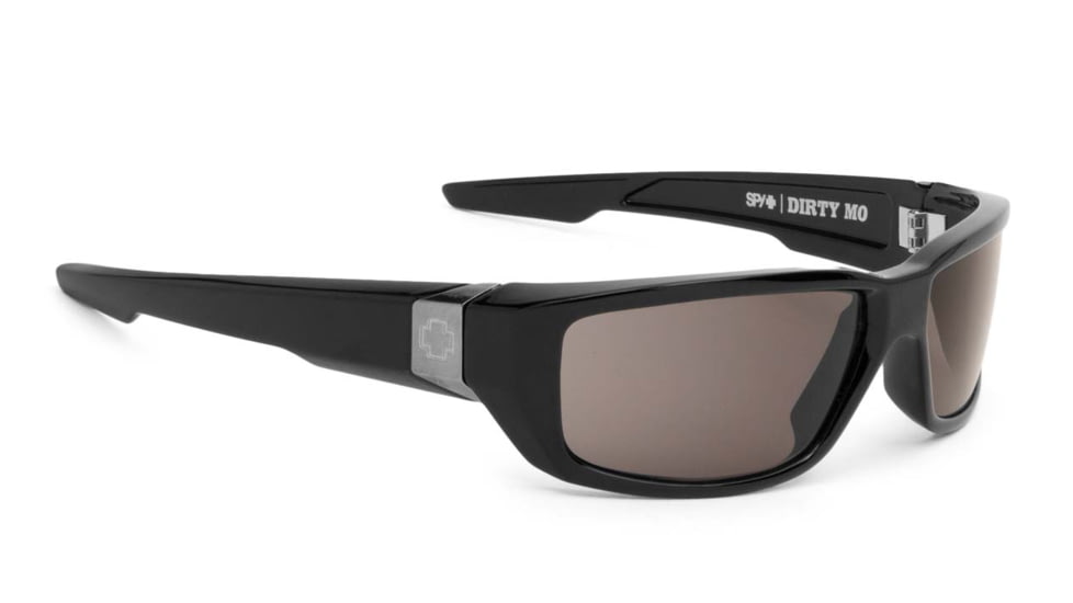 Spy Optic Dirty Mo Progressive Prescription Sunglasses, Black Frame, Grey Lens-670937062129PR