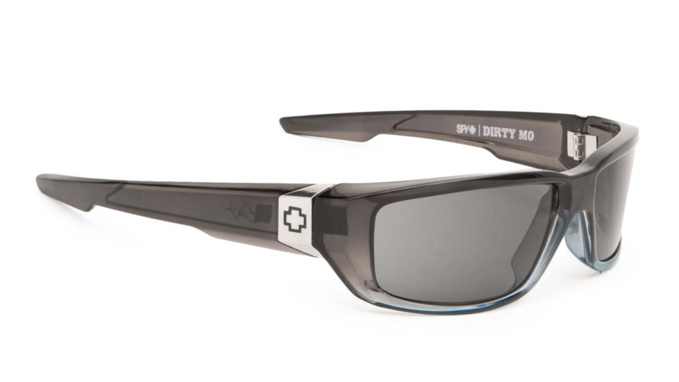 Spy Optic Dirty Mo Progressive Prescription Sunglasses, Grey Crystal Fade Frame, Grey Lens-670937302129PR