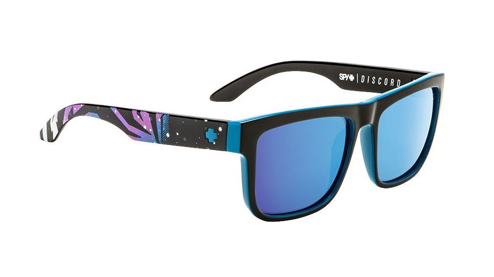 Spy Optic Discord Sunglasses, 2015 Livery Frame, Happy Bronze W/Light Blue Spectra Lens, 183119238362