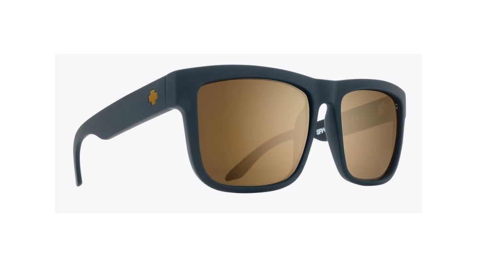 Spy Optic Discord Single Vision Prescription Sunglasses, AF Soft Matte Black Frame, 183182973417SV