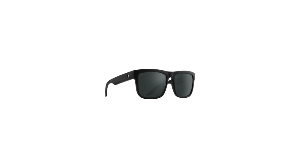 Spy Optic Discord Sunglasses, Soft Matte Black Frame, Happy Boost Polar w/ Black Mirror Lens, Medium/Large, 150641