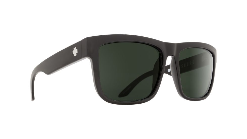 Spy Optic Discord Sunglasses, Black Frame, Happy Grey Green Lens 673119038863