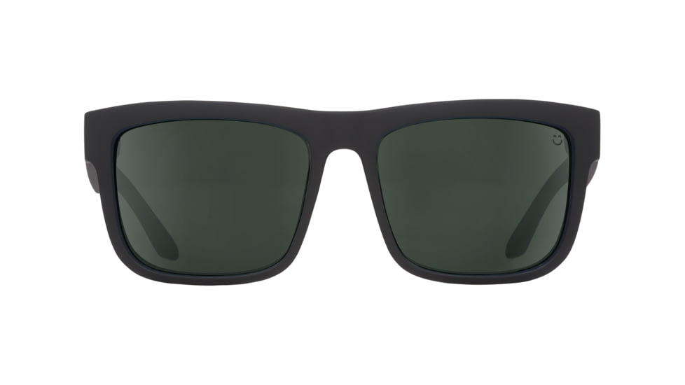 Spy Optic Discord Sunglasses, Matte Black Frame, Happy Glass Gray Polar Lens, Polarized, 673119374484