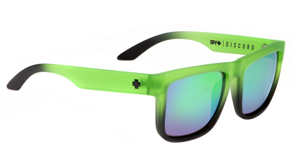 Spy Optic Discord Sunglasses - Rolling Hills Frame and Bronze W/Green Spectra Lens 673036698148