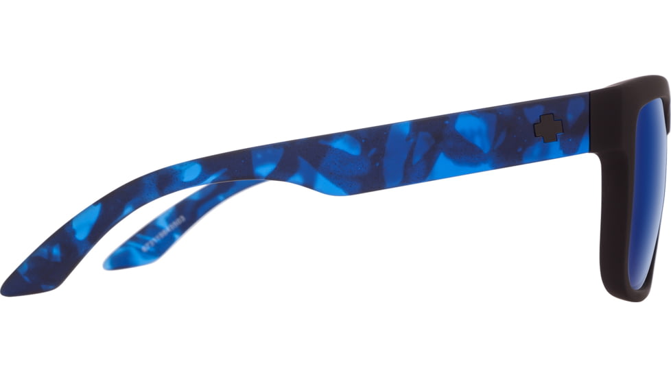 Spy Optic Discord Sunglasses, Soft Matte Black/Navy Tort Frame, Happy Gray Green Lens, 673119845503