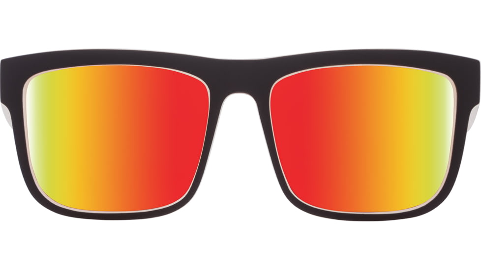 Spy Optic Discord Sunglasses, Whitewall Frame, Happy Gray Green W/Red Spectra Lens, 673119209365