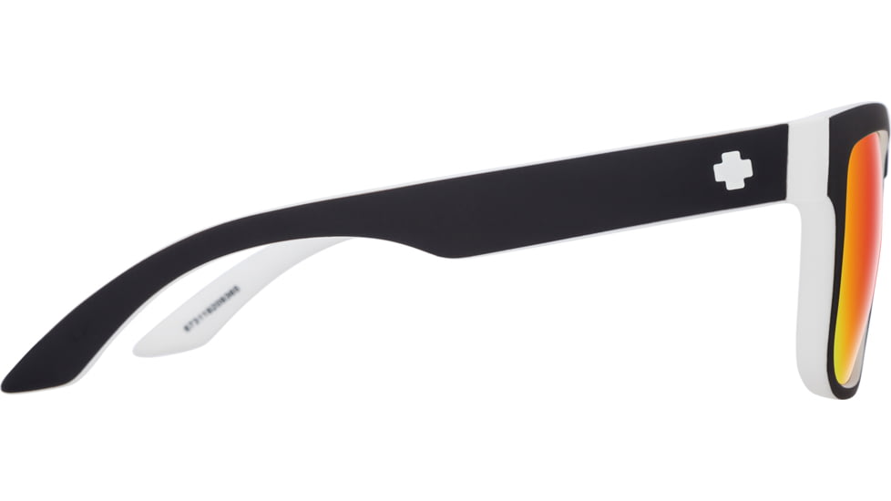 Spy Optic Discord Sunglasses, Whitewall Frame, Happy Gray Green W/Red Spectra Lens, 673119209365