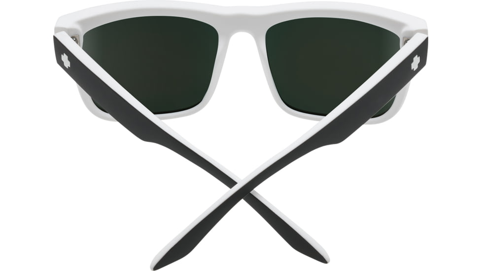 Spy Optic Discord Sunglasses, Whitewall Frame, Happy Gray Green W/Red Spectra Lens, 673119209365
