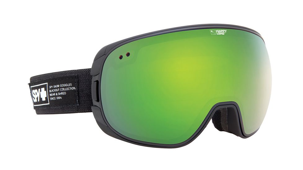 Spy Optic Doom Goggles - Nocturnal Frame, Happy Bronze w/Green Spectra + Happy Rose w/Dark Blue Spectra+ Lens 313073600282