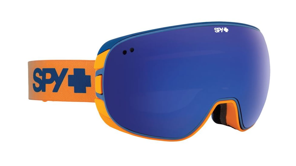 Spy Optic Doom Ski Goggles - Blue FadeFrame, Bronze W/ Dark Blue Spectra &amp; Yellow Contact Lens, 313073105385