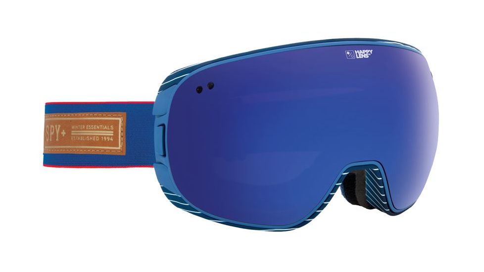 Spy Optic Doom Ski Goggles - Heritage GrayFrame, Happy Bronze W/ Dark Blue Spectra &amp; Happy Persimmon W/ Silver Mirror Lens, 313073644390