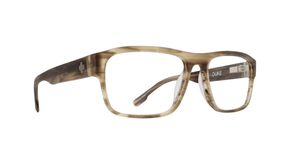 Spy Optic Duke Single Vision Prescription Eyeglasses, Matte Green Smoke Frame, 573352815000SV