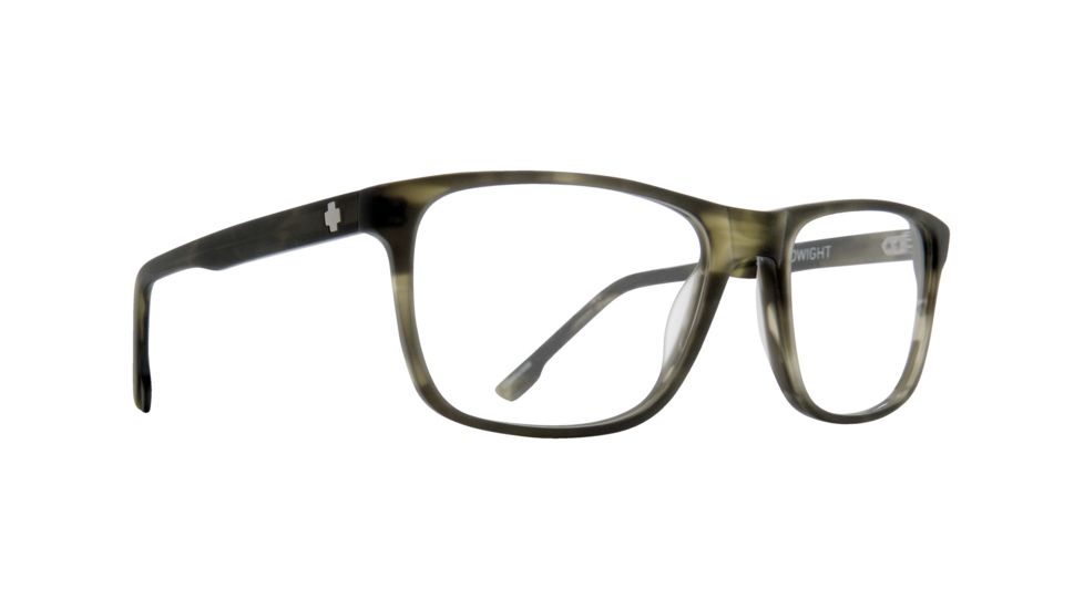 Spy Optic Dwight Single Vision Prescription Eyeglasses, Matte Olive Brush Frame, 573495443000SV