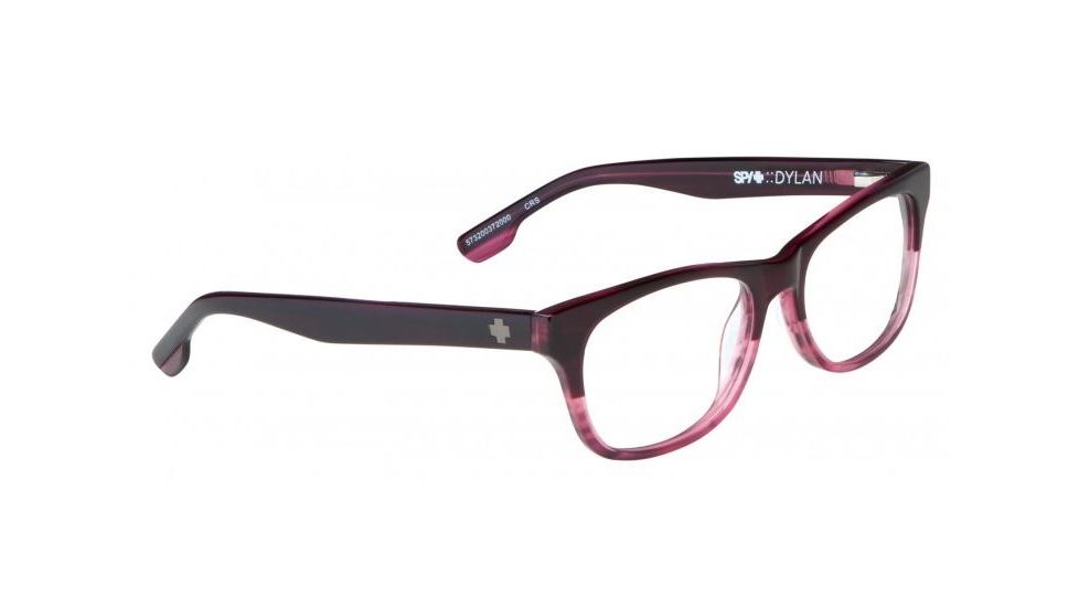 Spy Optic Dylan Prescription Eyeglasses, Crimson Smoke Frame, 573406372000