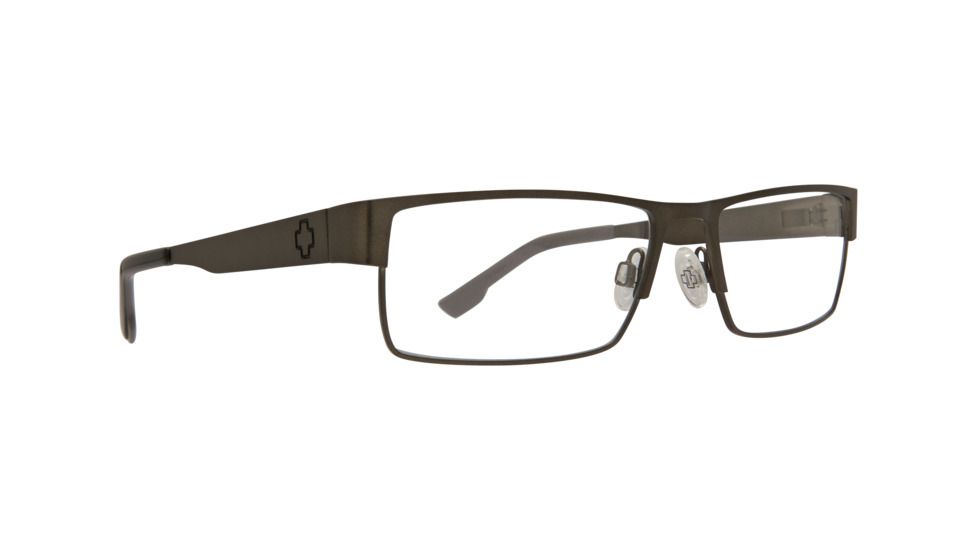 Spy Optic Elijah Single Vision Prescription Eyeglasses, Oiled Steel/olive Frame, 573096059000SV
