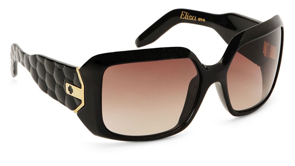 Spy Optic Eliza Sunglasses, Black Frame, Bronze Fade Lenses 670925062073