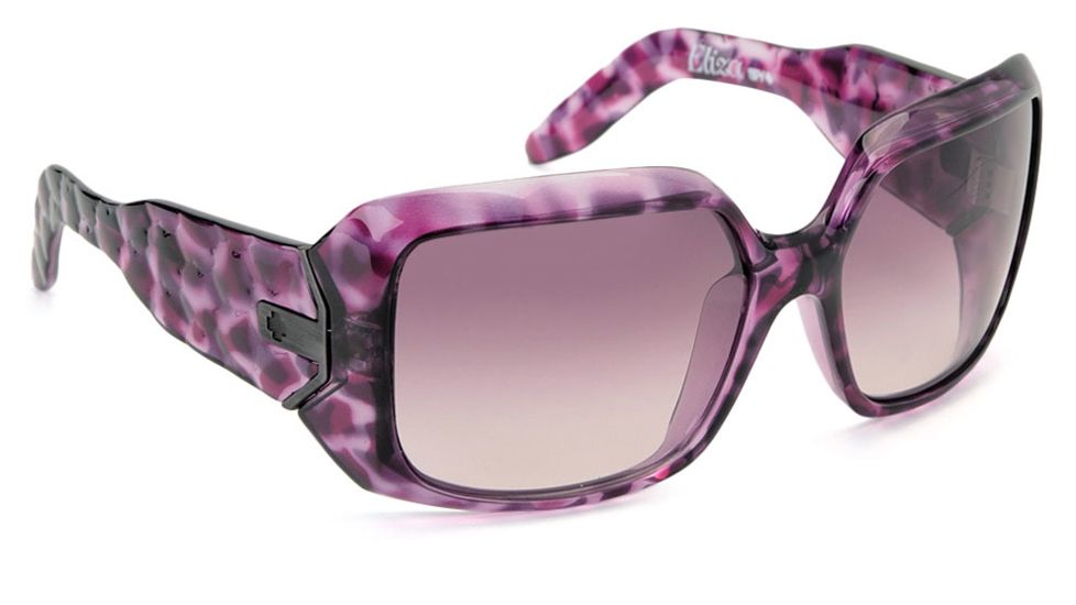 Spy Optic Eliza Sunglasses, Royal Purple Marble Frame, Merlot Fade Lens 670925863164