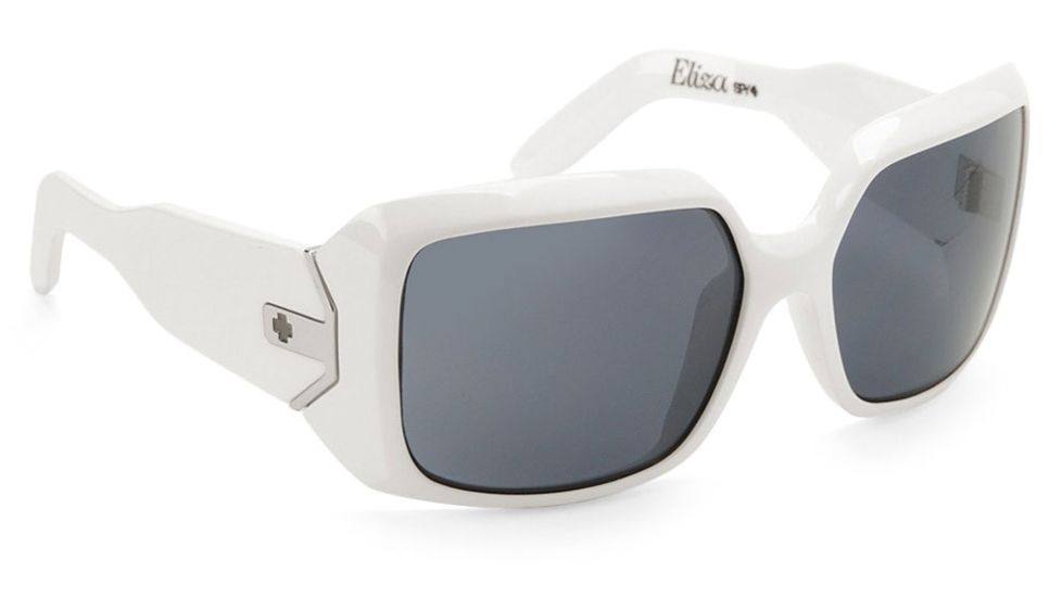 Spy Optic Eliza Sunglasses, White Frame, Grey Lenses 670925638129