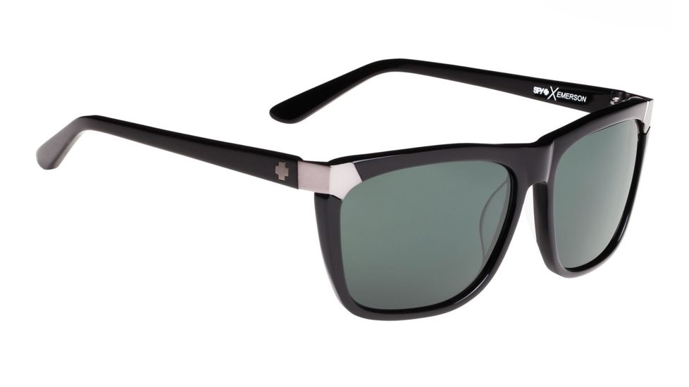 Spy Optic Emerson Progressive Prescription Sunglasses, Black Frame, 673244038863PR
