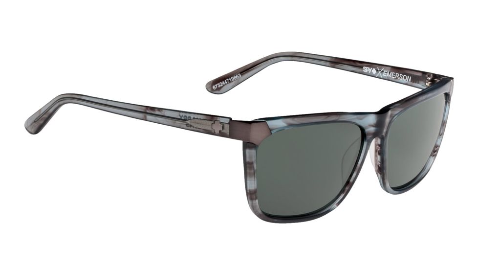 Spy Optic Emerson Progressive Prescription Sunglasses, Gray Smoke Frame, 673244719863PR