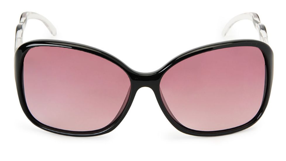 Spy Optic Fiona Sunglasses w/ Black Clear Frame &amp; Merlot Fade Lens