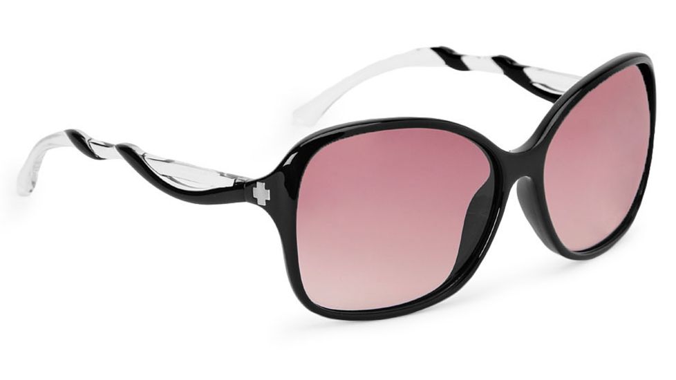 Spy Optic Fiona Sunglasses w/ Black Clear Frame &amp; Merlot Fade Lens