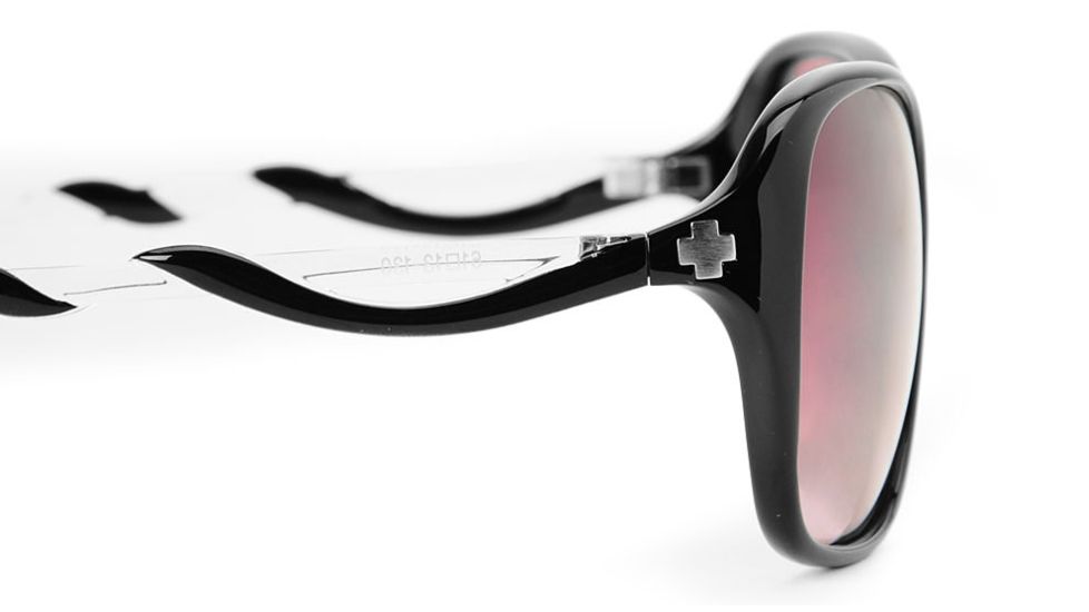 Spy Optic Fiona Sunglasses w/ Black Clear Frame &amp; Merlot Fade Lens