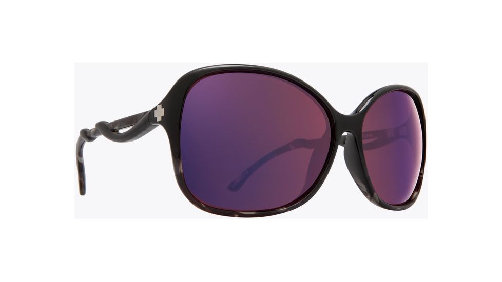 Spy Optic Fiona Progressive Prescription Sunglasses, Black/Smoke Tortoise Frame, 670299224796PR