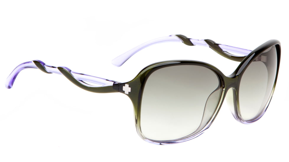 Spy Optic Fiona Sunglasses - Lavender Moss Fade Frame and Green Fade Lens 670299995803