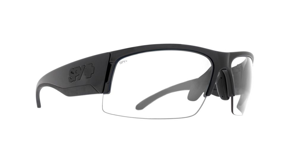 Spy Optic Flyer Sunglasses, Matte Black Ansi Rx Frame, Clear Lens, 673344243094