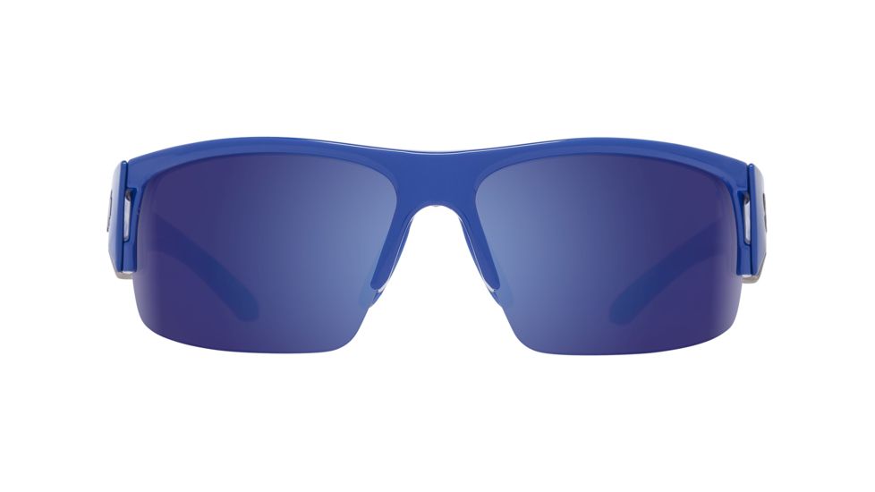 Spy Optic Flyer Sunglasses, Royal Blue Frame, Happy Bronze W/Dark Blue Specta Lens, 673344540317