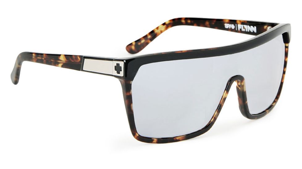 Spy Optic Flynn Sunglasses w/ Black Tortoise Frame &amp; Grey Black Mirror Lens