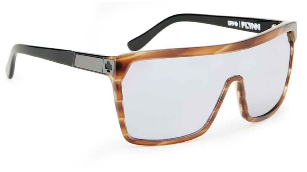 Spy Optic Flynn Sunglasses w/ Cedar Black Frame &amp; Grey Black Mirror Lens