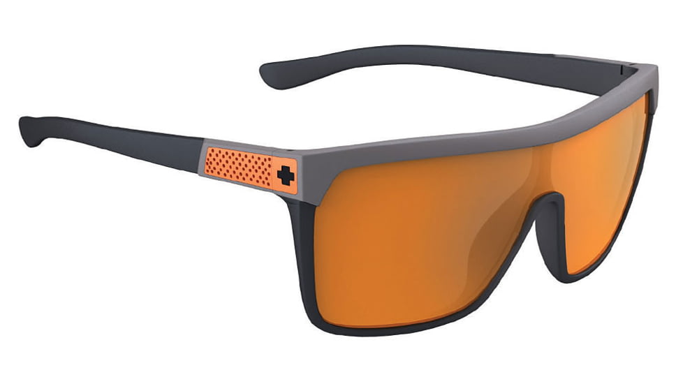 Spy Optic Flynn Sunglasses w/ Messenger Frame &amp; Grey Orange Spectra Lens